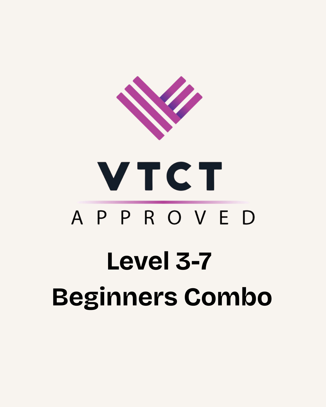 Complete Aesthetics Pathway (Level 3–7 Beginners Route)  OFQUAL/VTCT Regulated